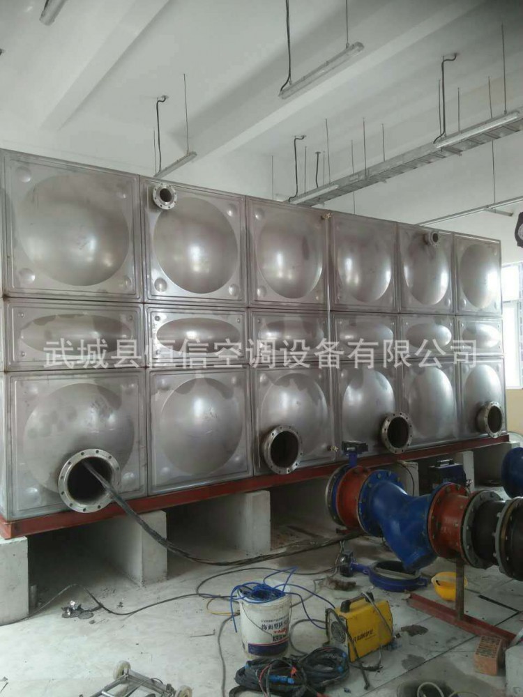 黃驊市北汽集團不銹鋼水箱竣工