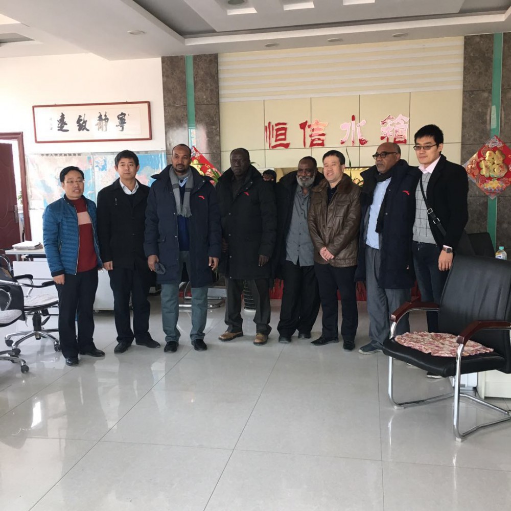 非洲客商來我公可洽淡水箱合作事宜，達成戰(zhàn)略合作協(xié)議！